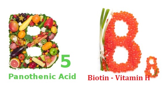 thiếu hụt Vitamin B5 và Biotin gây rụng tóc