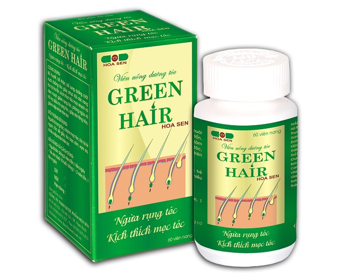 Green Hair giúp giảm gãy rụng