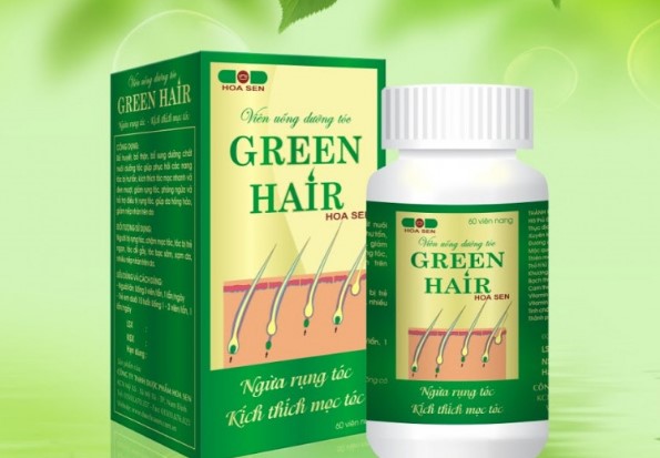 Viên nang dưỡng tóc Green Hair